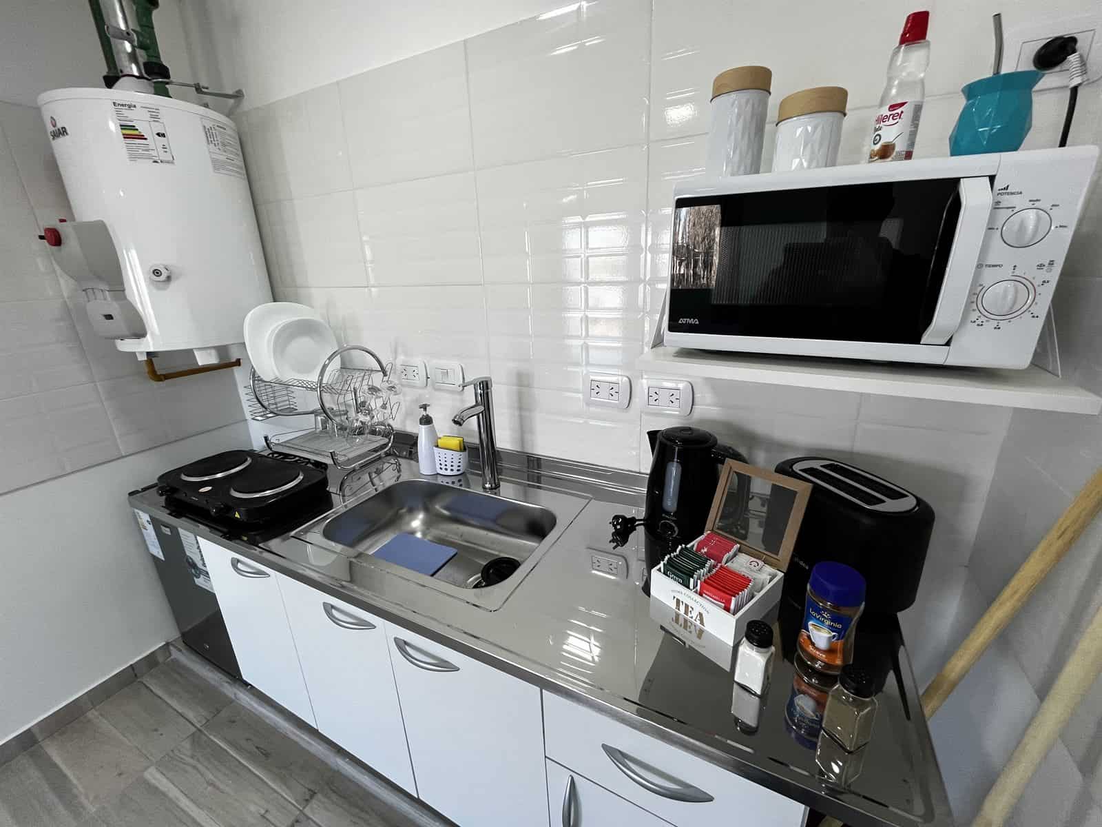 Cocina equipada del departamento