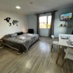 Cama matrimonial en apart de El Calafate — Aparts Mundo Austral