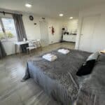 Dormitorio matrimonial del departamento — Aparts Mundo Austral, El Calafate